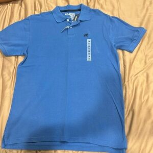 Men’s Blue Short-Sleeved Collared Polo Shirt Classic Fit Old Navy Size Medium